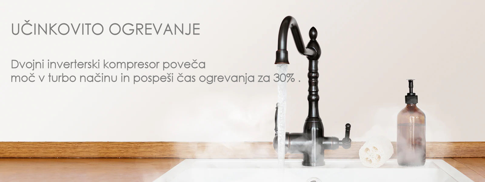 Toplotna črpalka za ogrevanje sanitarne vode